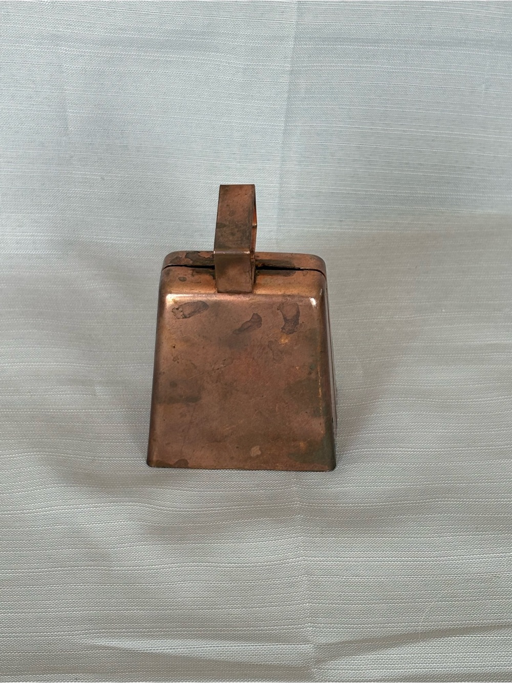Copper Cowbell Home Accent - Rustic Copper Finish
